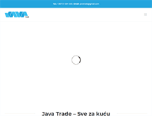 Tablet Screenshot of javatrade.net